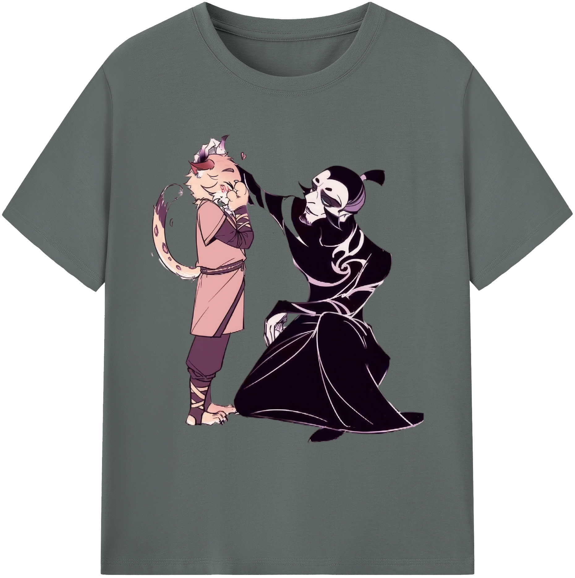 （画像用） Ne Zha 2 ナタ 魔童の大暴れ 綿100％ メンズ半袖Tシャツ｜肌触りやわらか＆通気性